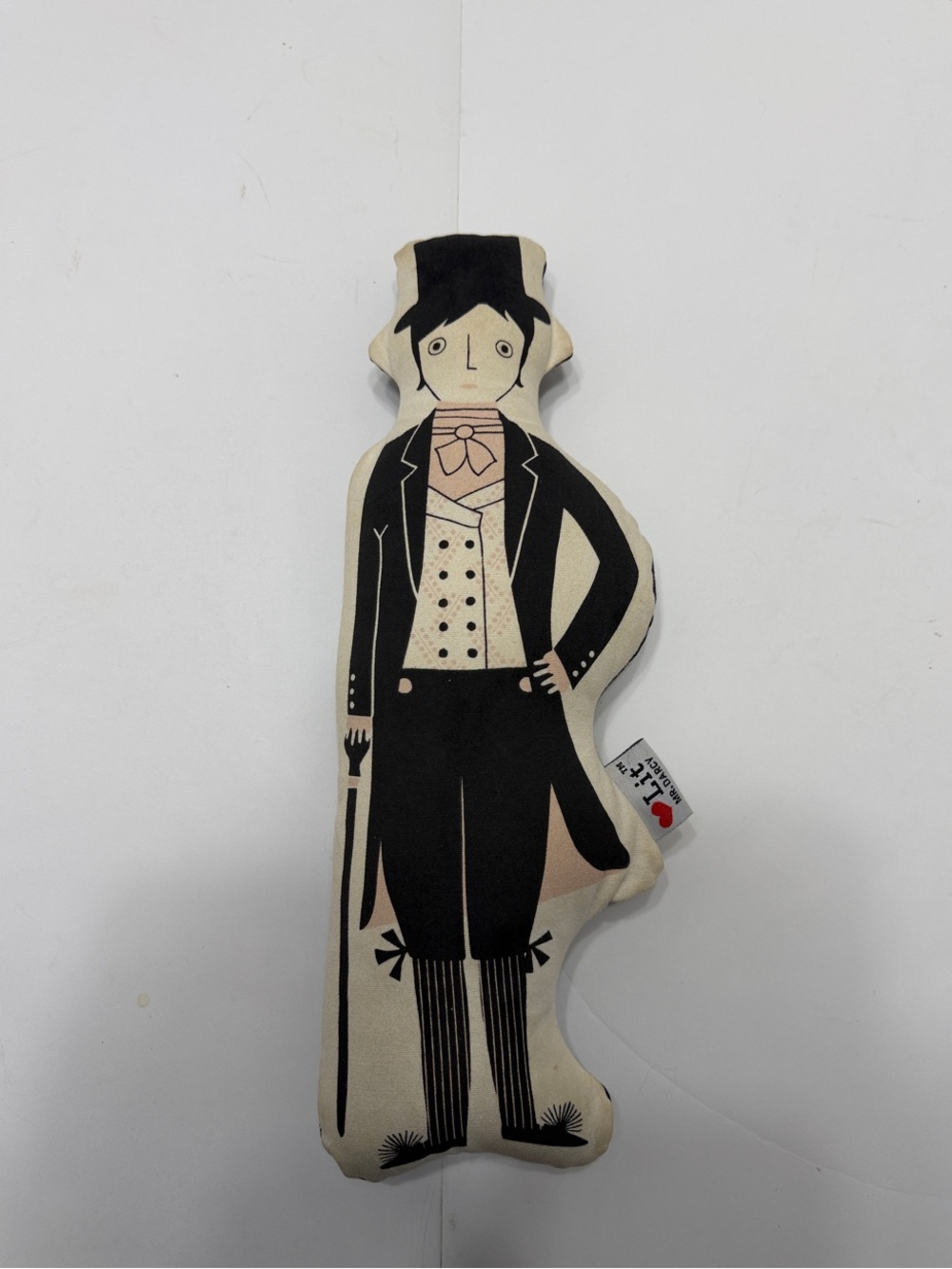 Gibbs Smith Jane Austen “Mr Darcy” Doll Pillow